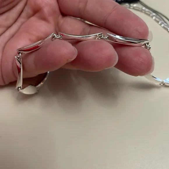 JENNY BIRD NWT Adjustable Silver Necklace - Picture 6 of 14